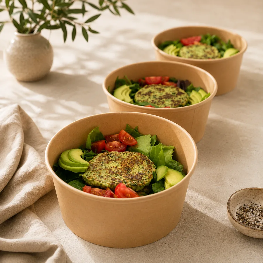 Zucchini Pancakes Bowl With Chicken